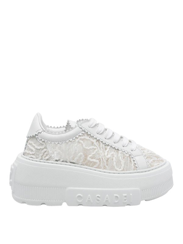 Casadei: Sneaker - Sneaker - Weiß