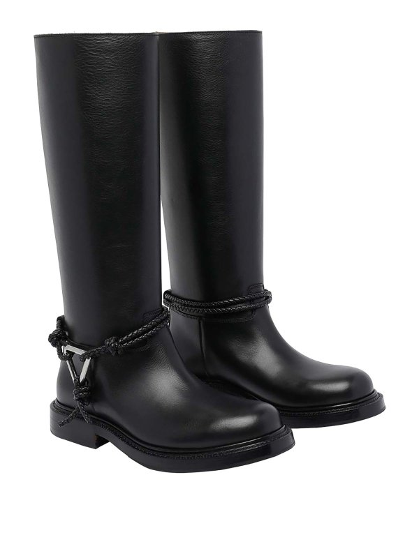 BOTTEGA VENETA: ブーツ online - ブーツ - 黒