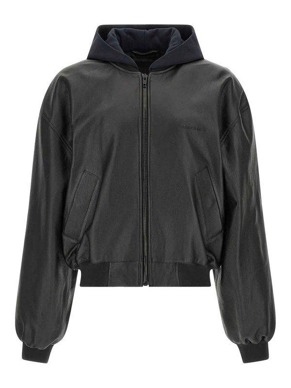 BALENCIAGA: ボンバージャケット - ボンバージャケット - 黒