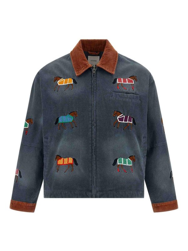 FOUND: Vestes casuals - Veste Casual - Bleu