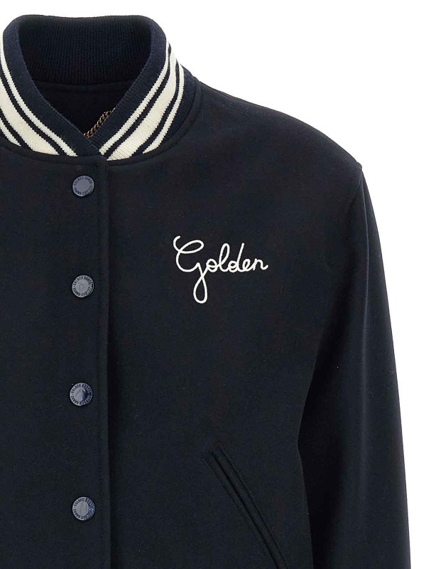 The Best Shops GOLDEN GOOSE: ボンバージャケット - ボンバージャケット - ブルー
