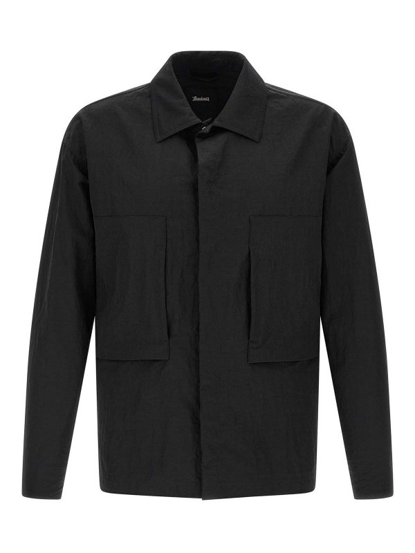LAMINAR: giacche casual - Effetto increspato dello shacket
