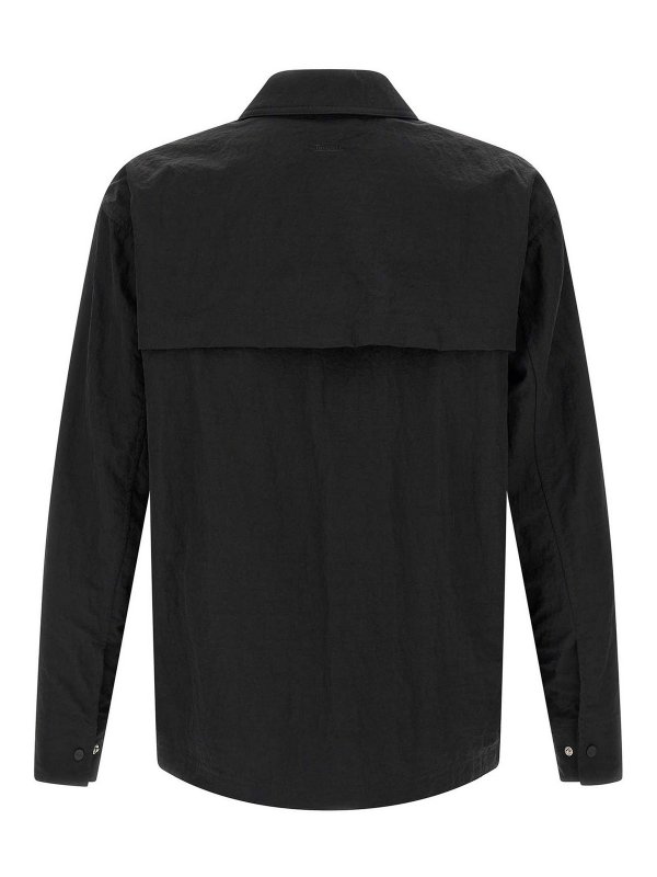 LAMINAR: giacche casual online - Effetto increspato dello shacket
