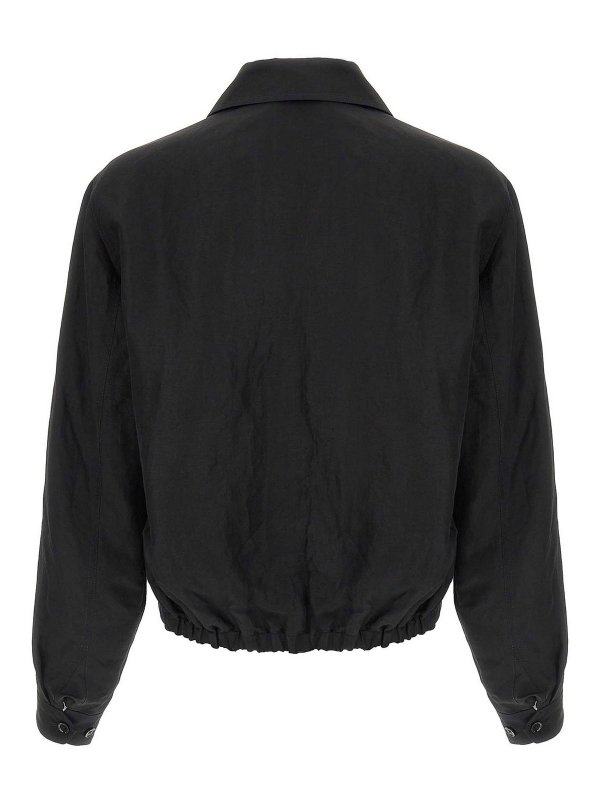 LEMAIRE: casual jackets online - Linen canvas jacket