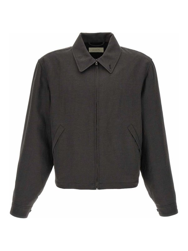 LEMAIRE: casual jackets - Linen canvas jacket