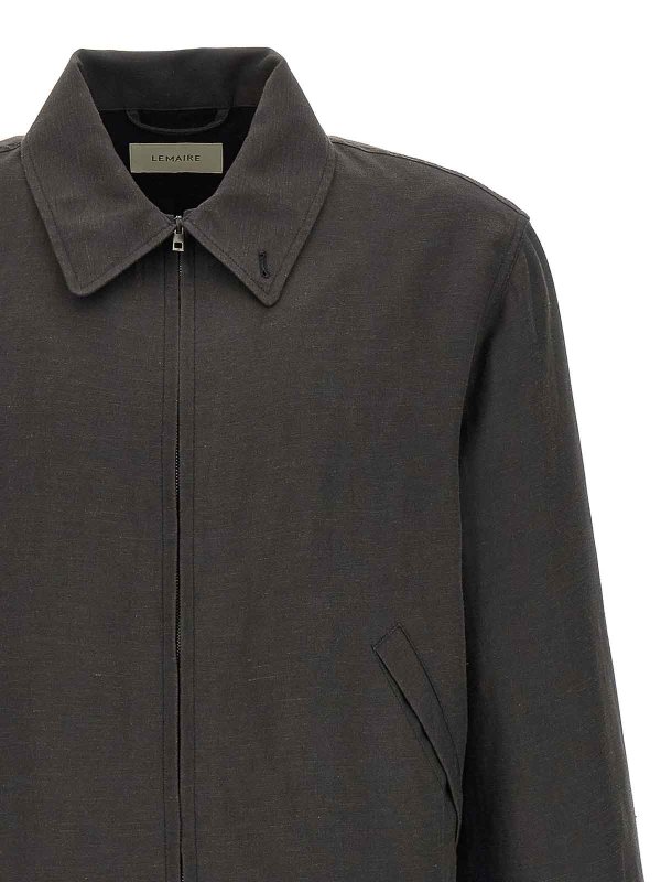 The Best Shops LEMAIRE: casual jackets - Linen canvas jacket