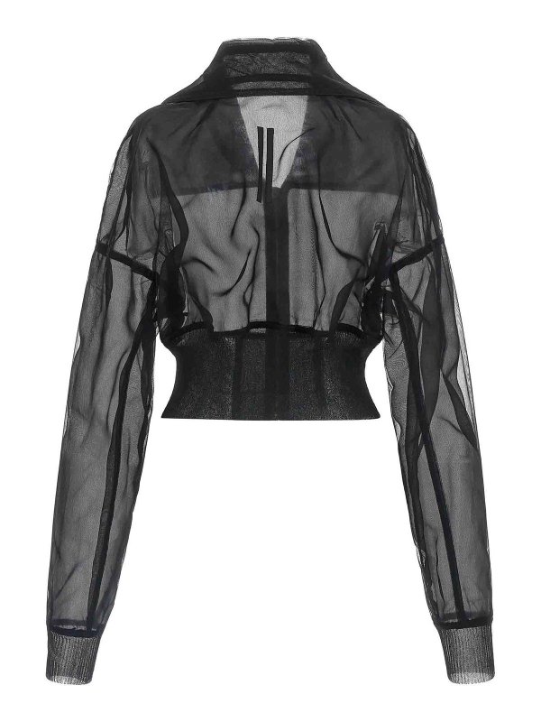 RICK OWENS: ボンバージャケット online - ボンバージャケット - 黒