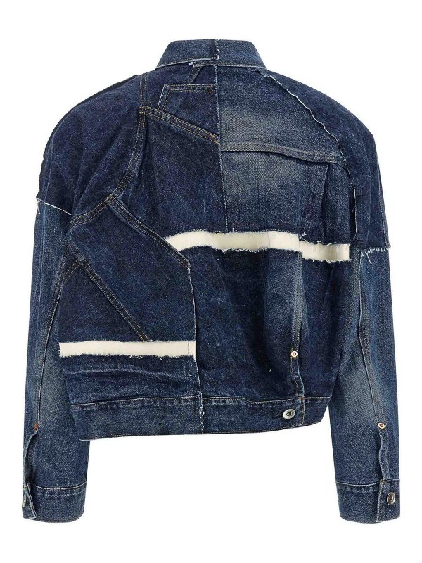 Sacai: デニムジャケット online - デニムジャケット - ブルー