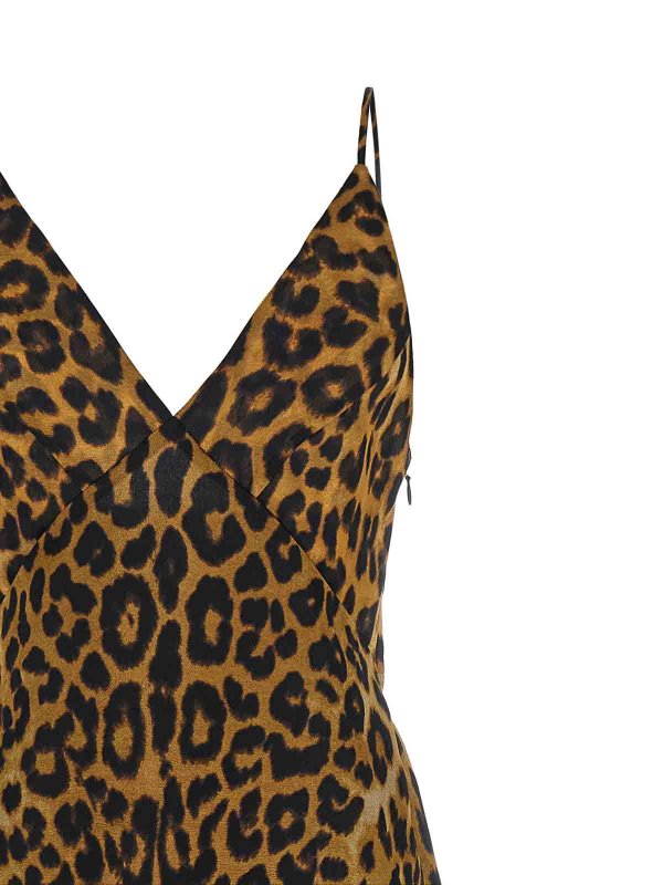 The Best Shops ALBERTA FERRETTI: ニーレングスドレス - 膝丈ドレス - ブラウン