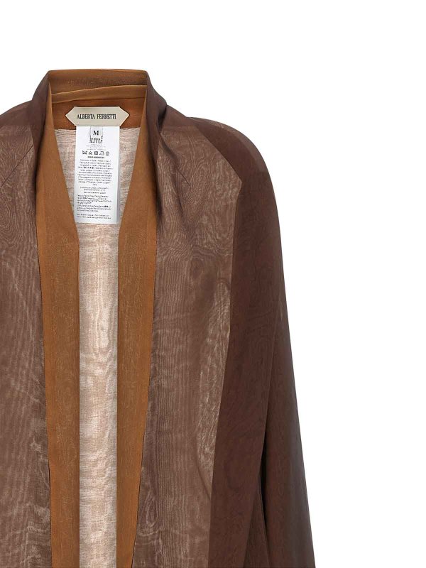 The Best Shops ALBERTA FERRETTI: cardigans - Chiffon Cardigan