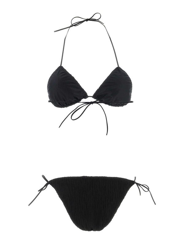 ALLIS: bikinis online - Triangle Pleated Bikini