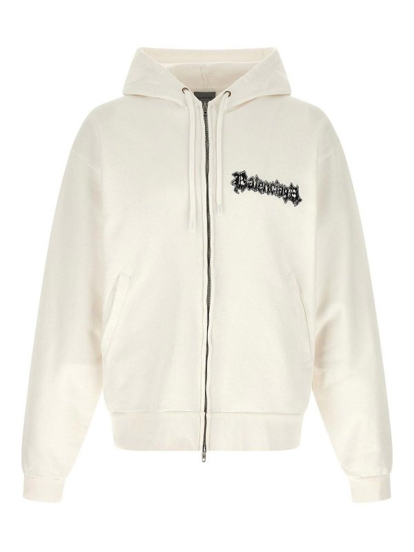 BALENCIAGA: スウェット＆セーター - スウェットシャツ/セーター - 白