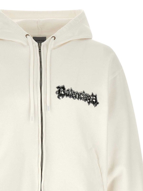 The Best Shops BALENCIAGA: スウェット＆セーター - スウェットシャツ/セーター - 白
