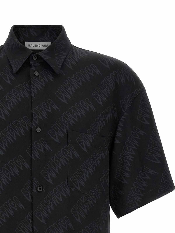 The Best Shops BALENCIAGA: Hemden - Hemd - Schwarz