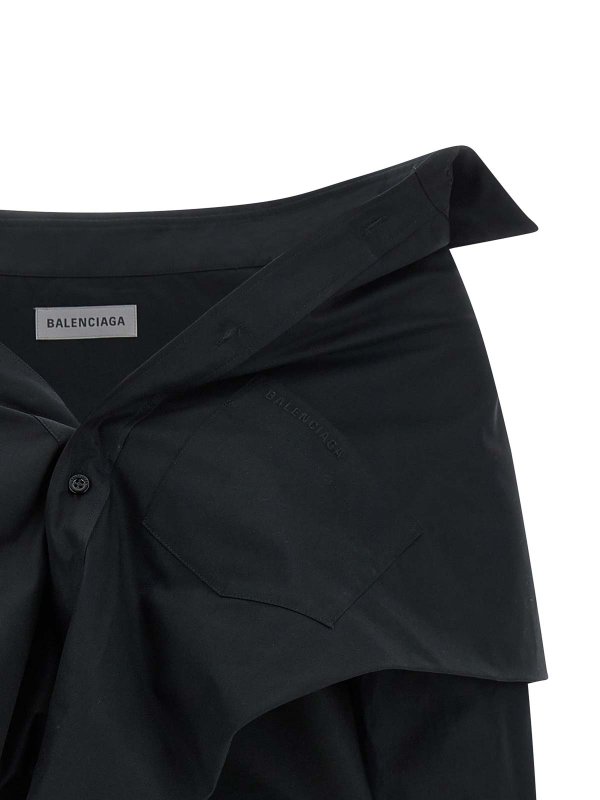 The Best Shops BALENCIAGA: Hemden - Hemd - Schwarz