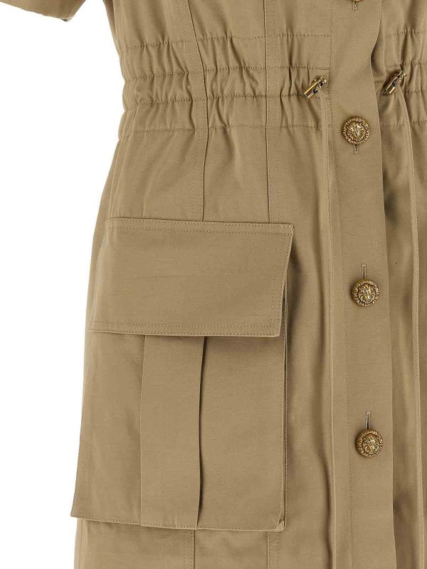 Robe Au Genou - Vert shop online: Balmain