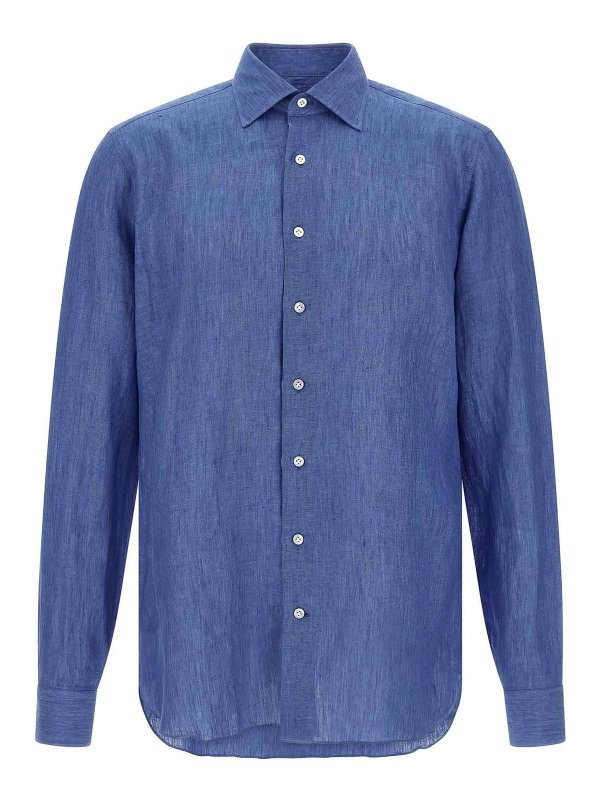 BORRIELLO NAPOLI: camicie - Camicia di lino