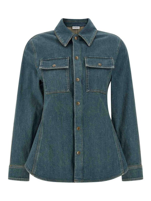 BURBERRY: Chemises - Chemise - Bleu