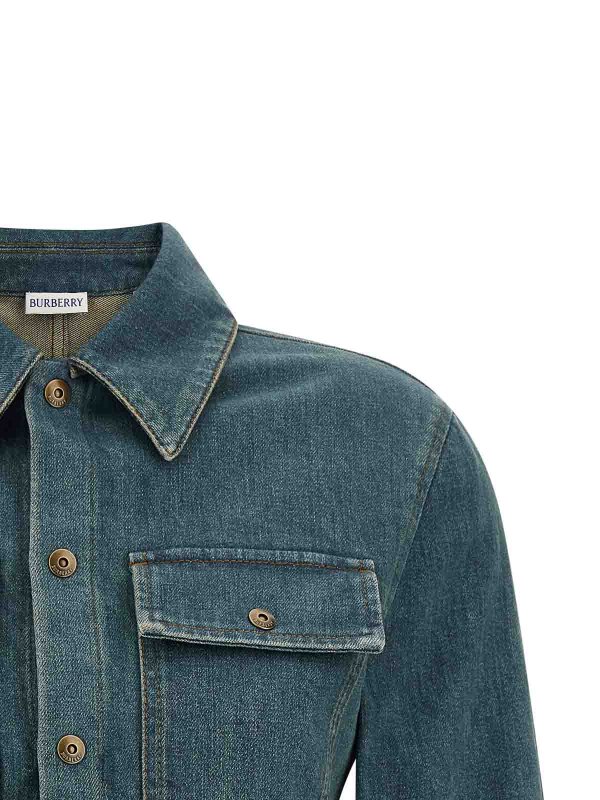 The Best Shops BURBERRY: Chemises - Chemise - Bleu