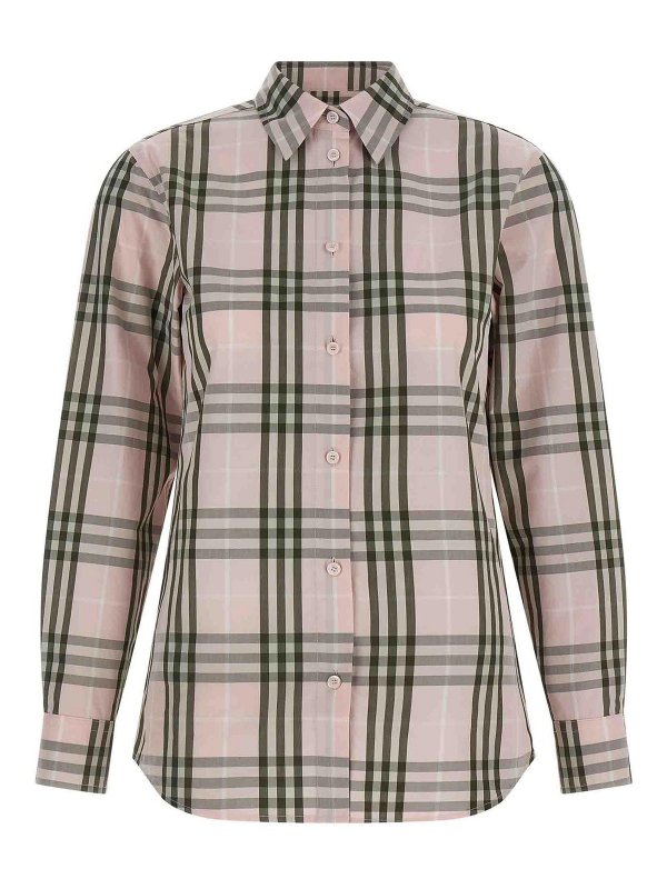 BURBERRY: シャツ - シャツ - ヌードカラー
