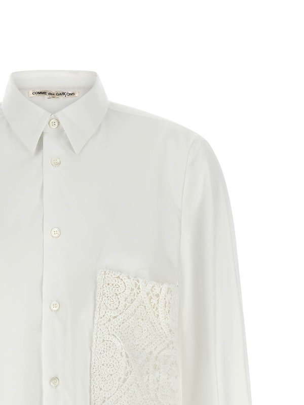 The Best Shops COMME DES GARCONS: Hemden - Hemd - Weiß