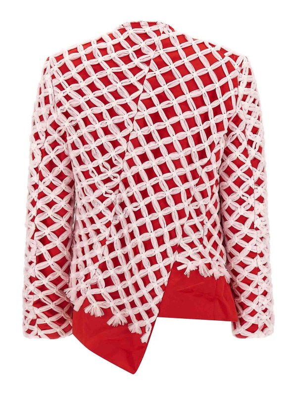 COMME DES GARCONS: giacche blazer online - Tulle Weave Blazer