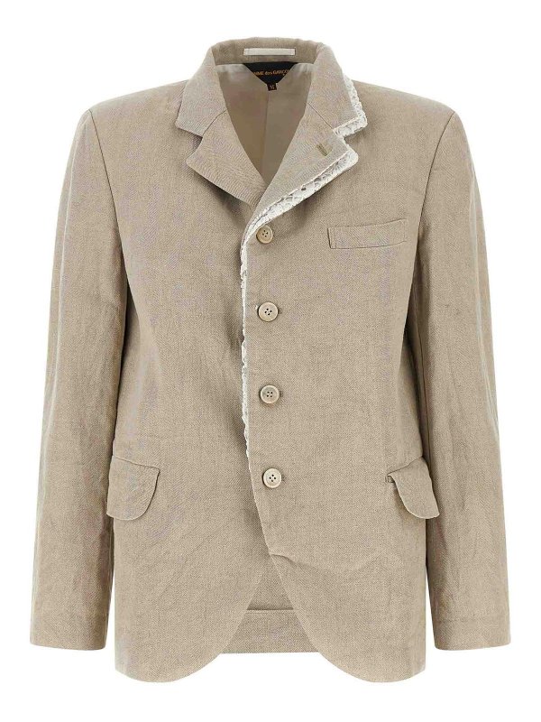 COMME DES GARCONS: Vestes de costume - Blazer - Beige