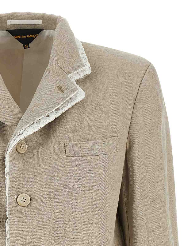 The Best Shops COMME DES GARCONS: Vestes de costume - Blazer - Beige