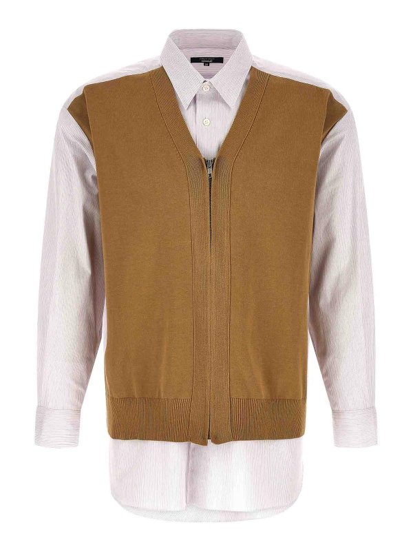 COMME DES GARÇONS HOMMES PLUS: Hemden - Hemd - Bunt