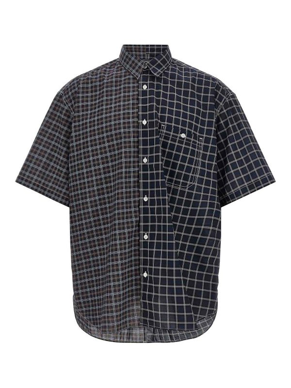 COMME DES GARÇONS HOMMES PLUS: shirts - Check Patterned Shirt
