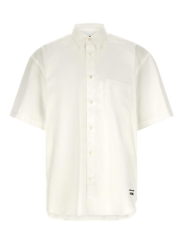 COMME DES GARÇONS HOMMES PLUS: Hemden - Hemd - Weiß