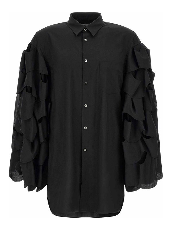 COMME DES GARÇONS HOMMES PLUS: シャツ - シャツ - 黒