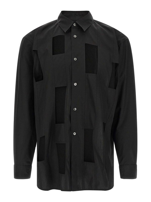 COMME DES GARÇONS HOMMES PLUS: シャツ - シャツ - 黒