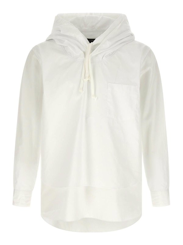 COMME DES GARÇONS HOMMES PLUS: blouses - Double Layer Blouse