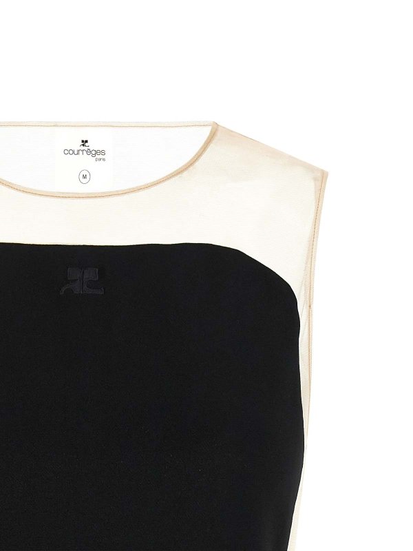The Best Shops Courreges: Tops und Tank Tops - Top - Schwarz