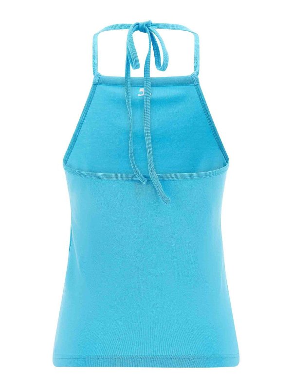 Courreges: Tops y camisetas sin mangas online - Top - Azul Claro