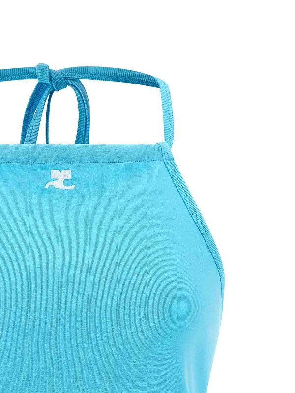 The Best Shops Courreges: Tops y camisetas sin mangas - Top - Azul Claro