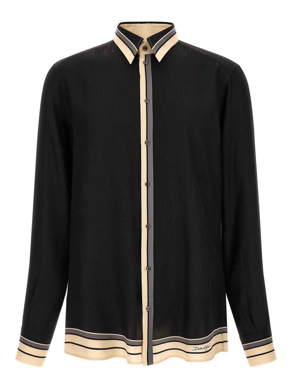 DOLCE & GABBANA: Hemden - Hemd - Schwarz