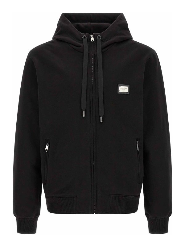 DOLCE & GABBANA: Sudaderas y suéteres - Sudadera - Negro