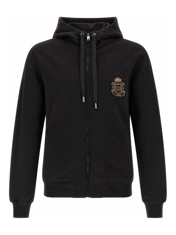 DOLCE & GABBANA: Sudaderas y suéteres - Sudadera - Negro