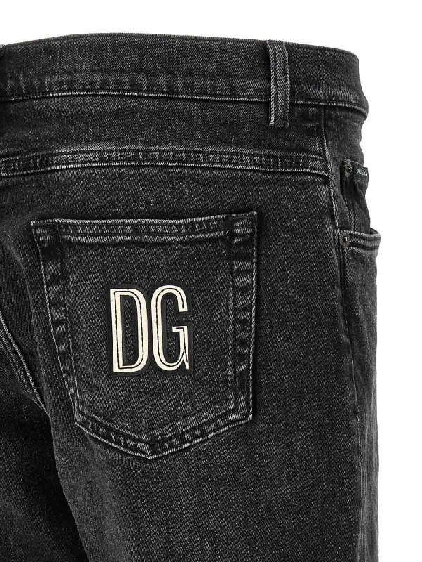 Jeans Patch Dg shop online: DOLCE & GABBANA