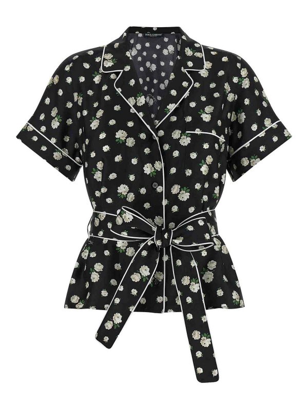DOLCE & GABBANA: Hemden - Hemd - Schwarz