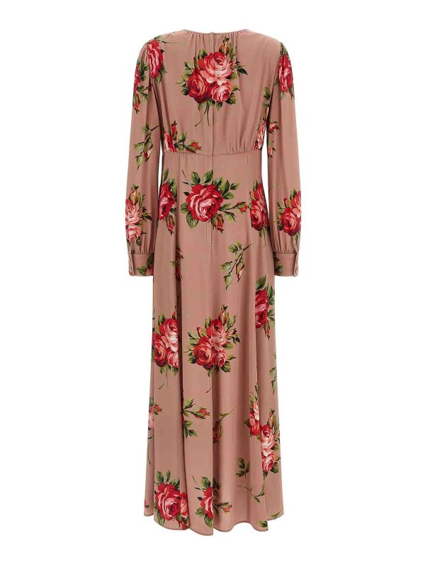 DOLCE & GABBANA: Strickpullover mit Rundhalsausschnitt online - Rundhalspullover - Nude