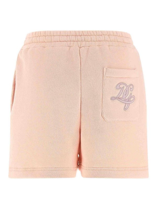 DOLCE & GABBANA: Trousers Shorts online - Logo Patch Shorts