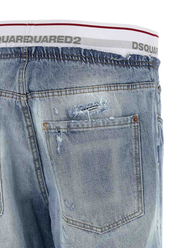 Jean Droit - Bleu shop online: DSQUARED2