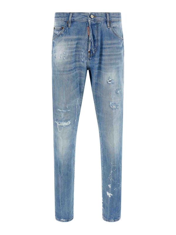 DSQUARED2: straight leg jeans - Teddy Jeans