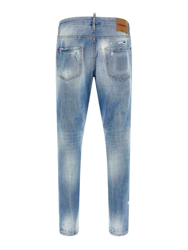 DSQUARED2: straight leg jeans online - Teddy Jeans