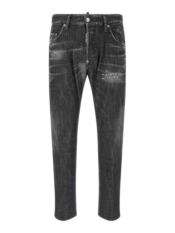DSQUARED2: straight leg jeans - Skater Jeans