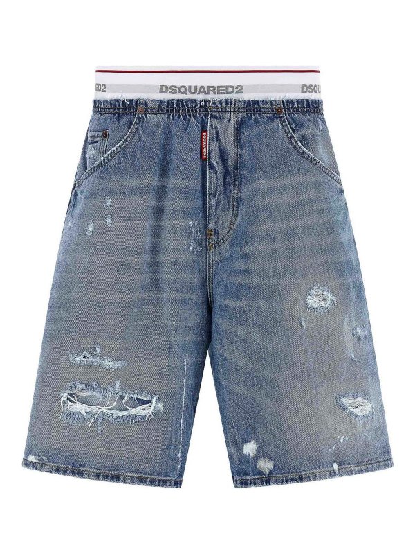 DSQUARED2: Shorts - Shorts - Azul