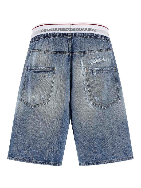 DSQUARED2: Shorts online - Shorts - Azul